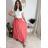 Langer Damenrock (S/M/L Einheitsgröße) ITALIAN FASHION IMWBL25483 S / M / L oranžová
