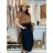 Damen Warmes Langarmkleid (L / XL ONE SIZE) ITALIAN FASHION IM421MIA S / M / L beige