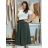Damen Warmes Langarmkleid (L / XL ONE SIZE) ITALIAN FASHION IM421MIA S / M / L beige