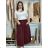 Damen Warmes Langarmkleid (L / XL ONE SIZE) ITALIAN FASHION IM421MIA S / M / L beige