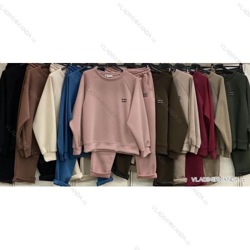 Women's long-sleeved, lightweight, zipped hooded sweatshirt, oversized (52/54/56 ONE SIZE) ITALIAN FASHION IMC25359