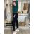 Rifle jeans s páskem  MOM FIT dámske nadrozměr (M-3XL) MOON GIRL MA525KF520-2/DU 3XL Černá