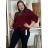 Übergroßer Langarmpullover für Damen (Einheitsgröße S/M) ITALIAN FASHION IMWCA23DH2302