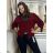Übergroßer Langarmpullover für Damen (Einheitsgröße S/M) ITALIAN FASHION IMWCA23DH2302