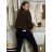 Übergroßer Langarmpullover für Damen (Einheitsgröße S/M) ITALIAN FASHION IMWCA23DH2302