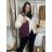 Übergroßer Langarmpullover für Damen (Einheitsgröße S/M) ITALIAN FASHION IMWCA23DH2302 S / M / L hellbeige