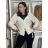Übergroßer Langarmpullover für Damen (Einheitsgröße S/M) ITALIAN FASHION IMWCA23DH2302 S / M / L hellbeige