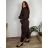 Elegant women's oversized sweatpants (46/48/50 ONE SIZE) ITALIAN FASHION IM425MILAN