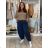 Elegant women's oversized sweatpants (46/48/50 ONE SIZE) ITALIAN FASHION IM425MILAN