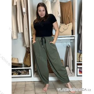 Elegant women's oversized sweatpants (46/48/50 ONE SIZE) ITALIAN FASHION IM425MILAN