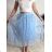 Summer long tulle summer skirt (S / M ONE SIZE) ITALIAN FASHION IMM22Q22197 rose old rose S / M / L