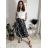 Women's Medium Length Skirt (S/M ONE SIZE) ITALIAN FASHION IMM23HG3154