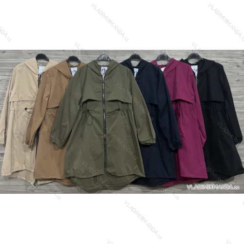 Kabát s kapucí dlouhý rukáv dámský (S/M/L ONE SIZE) IMPOZ25JSD-13675