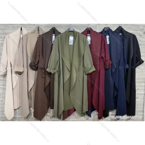 Cardigan dlouhý rukáv dámský (S/M/L ONE SIZE) ITALSKÁ MÓDA IMPOZ25SM-3175