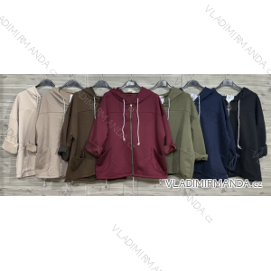 Mikina s kapucí na zip dlouhý rukáv dámská (S/M/L ONE SIZE) IMPOZ25SM-3163