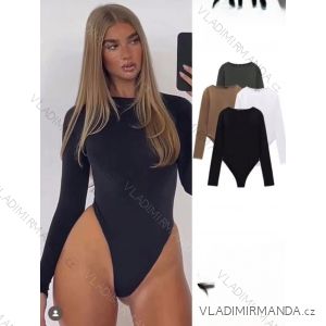 Body dlouhý rukáv dámské (XS/S/M ONE SIZE) ITALSKÁ MÓDA IMM25M3037