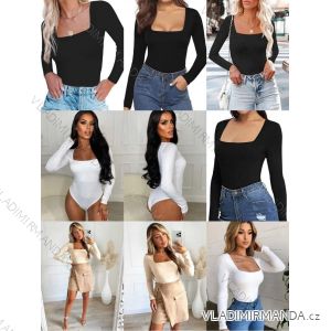 Body dlouhý rukáv dámské (XS/S/M ONE SIZE) ITALSKÁ MÓDA IMM25M31074