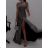 Šaty dlhé společenské elegantné trblietavé bez rukávov dámske (XS/S/M ONE SIZE) TALIANSKA MÓDA IMM25M16486