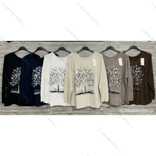 Tunika dlhý rukáv dámska (S/M/L ONE SIZE) IMPOZ25XDJ-24015A