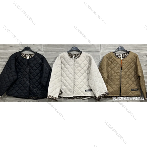 Bunda dlouhý rukáv dámská (S/M ONE SIZE) ITALSKÁ MÓDA IMPOZ25SM-28529