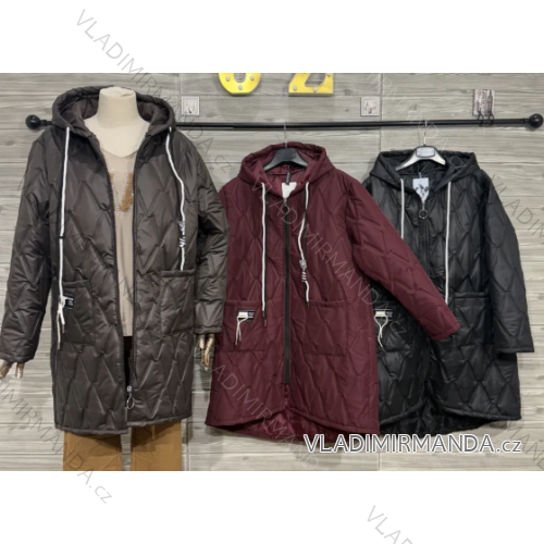 Kabát s kapucí dlouhý rukáv dámský (S/M/L ONE SIZE) IMPOZ25SM-3288