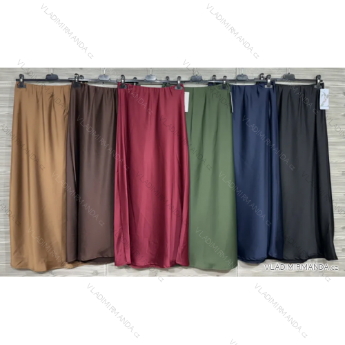 Sukně dlouhá dámská (S/M/L ONE SIZE) ITALSKÁ MÓDA IMPOZ25SY-24571