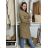 Damen Fleecemantel (S / M ONE SIZE) ITALIAN FASHION IMM211508 rot S / M