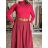 Sukňa s páskem manžestrová dámska MONA (S/M/L ONE SIZE) TALIANSKA MóDA IMSM251155/DU S/M/L vínová