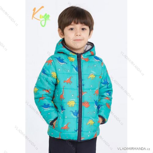 Winter jacket with fleece lining for children's boys (98-128) KUGO FB0315/A