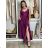 Šaty dlhé elegantné na ramienka dámske AMANDA  (S/M/L ONE SIZE) TALIANSKA MODA IM323022/DUR S/M/L čierna