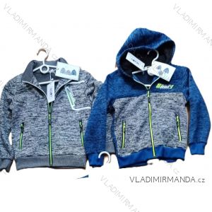 Fleece-Sweatshirt mit Reißverschluss, lange Ärmel, Kinder, Jugendliche, Jungen (116-146) SEZON SEZ25116-146/A