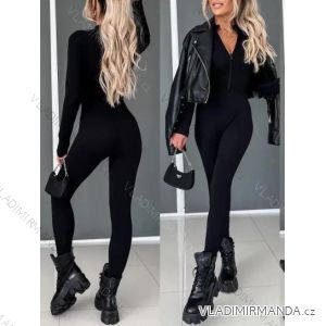 Overal dlouhý zeštíhlující dlouhý rukáv dámský (XS/S/M ONE SIZE) ITALSKÁ MÓDA IMM25M2990