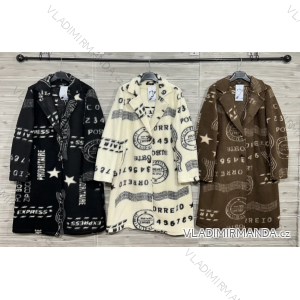 Kabát teplý dlouhý rukáv dámský (S/M/L ONE SIZE) IMPOZ25JSD-16842