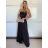 Šaty dlouhé elegantní letní na ramínka dámské (XS/S/M ONE SIZE) ITALSKÁ MÓDA IMM25M40243/DU -   béžová -   S/M
