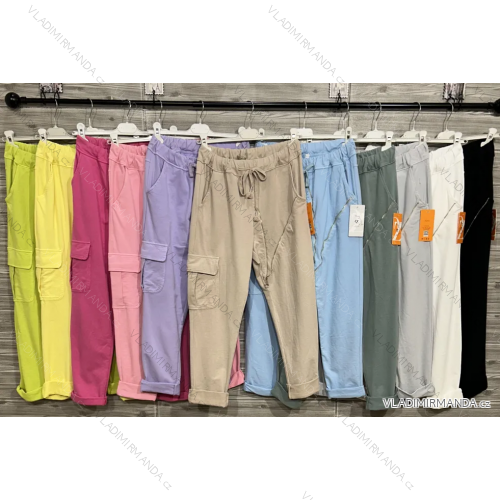 Kalhoty outdoorové dámské (S/M/L ONE SIZE) ITALSKÁ MÓDA IMPOZ25LV-7529