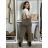 Jacke dünne lange Ärmel Frauen (UNI XS-M) ITALIENISCHE MODE IM120049 S / M / L braun