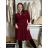 Women's Long Sleeve Leather Jacket (S-XL) ITALIAN FASHION IMM23MS228058 S/M black