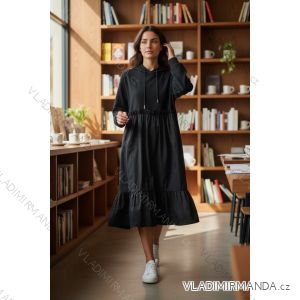 Damen 3/4 Langarm-Hemdkleid (XS/S/M Einheitsgröße) ITALIAN FASHION IMD25030