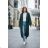 Cardigan pletený dlouhý rukáv dámský nadrozměr (48/50/52 ONE SIZE) ITALSKÁ MÓDA IMD25247