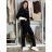 Women's Oversized Knitted Long Sleeve Sweater (S/M ONE SIZE) ITALIAN FASHION IMSN2416125 M/L/XL white