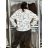 Women's Oversized Knitted Long Sleeve Sweater (S/M ONE SIZE) ITALIAN FASHION IMSN2416125 M/L/XL white