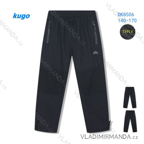 Kalhoty teplé dorost chlapecké (140-170) KUGO DK8506