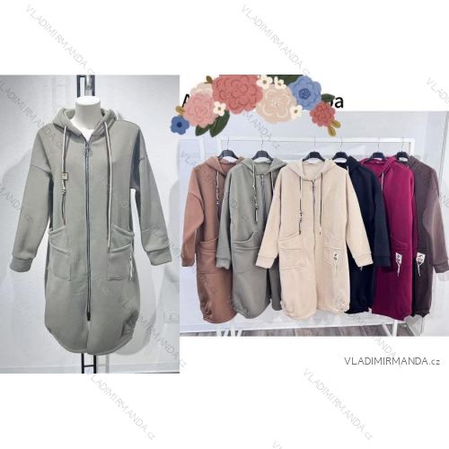 Women's long pleated skirt with belt (S/M/L ONE SIZE) ITALIAN FASHION IMC25333