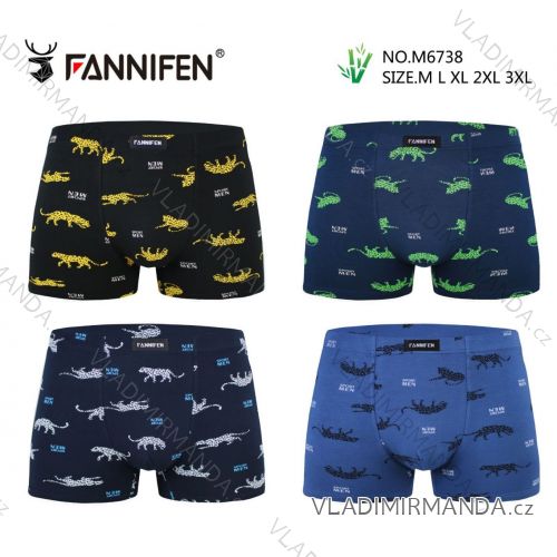 Boxerky pánske bambus nadrozmer (M-3XL) PESAIL PES25M6738