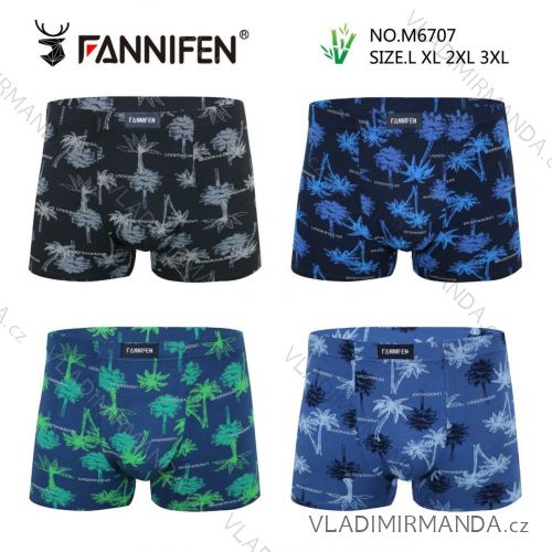 Men's bamboo boxer shorts oversized (L-3XL) PESAIL PES25M6707