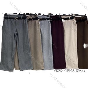 Kalhoty s páskem dámské (S/M/L ONE SIZE) ITALSKÁ MÓDA IMC25464