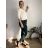 Elegant trousers with belt for women, oversized (44/46/48 ONE SIZE) ITALIAN FASHION IM425557  dark emerald