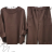 Souprava sportovní mikina dlouhý rukáv a kalhoty dlouhé dámská (S/M/L ONE SIZE) ITALSKÁ MÓDA IMPLI256171-6170