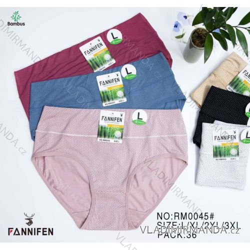 Kalhotky bambus dámské nadrozměr (L-3XL) PESAIL PES25RM0045