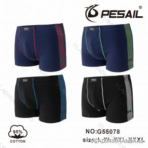 Boxerky pánské bavlněná nadrozměr (L-3XL) PESAIL PES25G55078